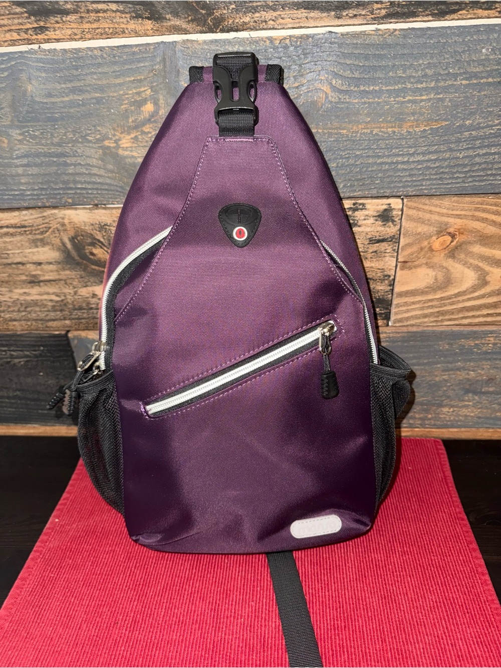Purple Women’s Sling Backpack - Mosiso